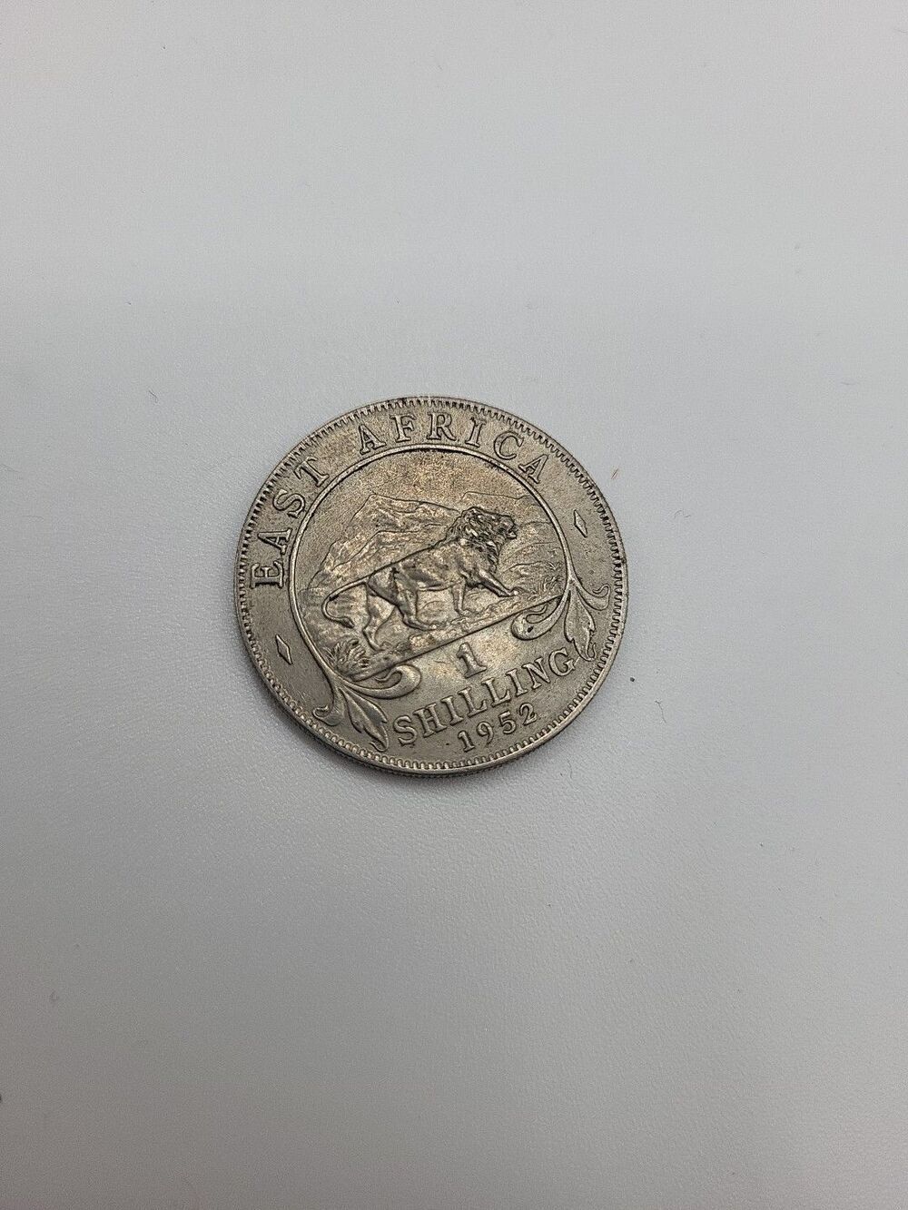 Silver Coin 1 Shilling 1952 Georgivs Africa Great Britain